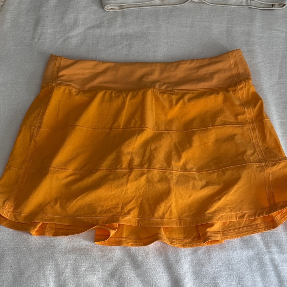 Lululemon Athletica Bright Orange Skort